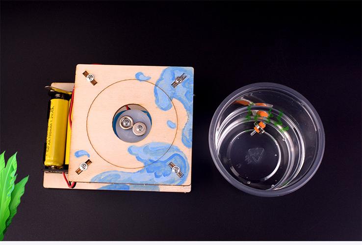 科學實驗兒童電動旋渦模擬水龍卷風模型steam科技小制作小學生玩具